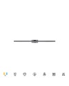 MORNE * APLIQUE IP44 CROMO 12W
