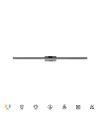 MORNE * APLIQUE IP44 CROMO 16W