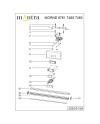 MORNE * APLIQUE IP44 CROMO 16W