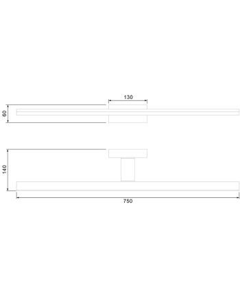 MORNE * APLIQUE IP44 CROMO 20W