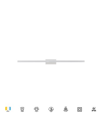 MORNE * APLIQUE IP44 BLANCO 12W