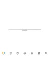 MORNE * APLIQUE IP44 BLANCO 12W