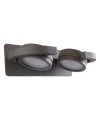 IGUAZU * APLIQUE GX53 - 2L  GRIS OSCURO