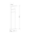 RUKA * BOLARDO LED 13W - GRANDE