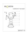 COMFORT IP * EMPOTRABLE REDONDO BLANCO