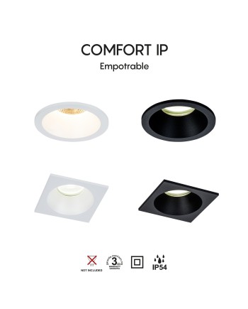 COMFORT IP * EMPOTRABLE REDONDO BLANCO