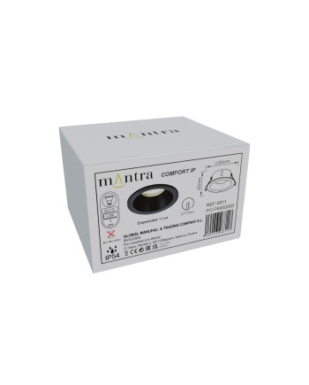 COMFORT IP * EMPOTRABLE REDONDO NEGRO