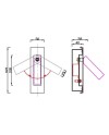 GOKOVA * APLIQUE BLANCO LECTOR LED EMPOTRABLE 3W 3000K