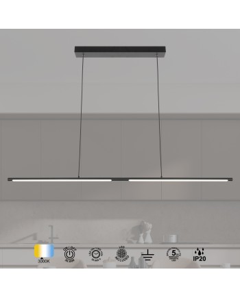 TORCH * COLGANTE NEGRO LED 22W 3000K