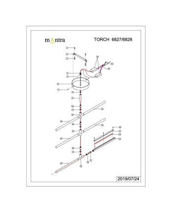 ***OFER/DES*** TORCH * PLAFÓN BLANCO LED 36W 3000K