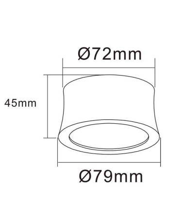 GOWER * FOCO LED BLANCO 7W 3000K
