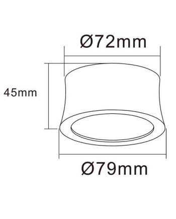 GOWER * FOCO LED BLANCO 7W 4000K