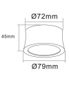 GOWER * FOCO LED BLANCO 7W 4000K