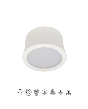 GOWER * FOCO LED BLANCO 7W 4000K