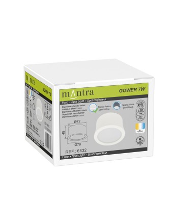 GOWER * FOCO LED BLANCO 7W 4000K