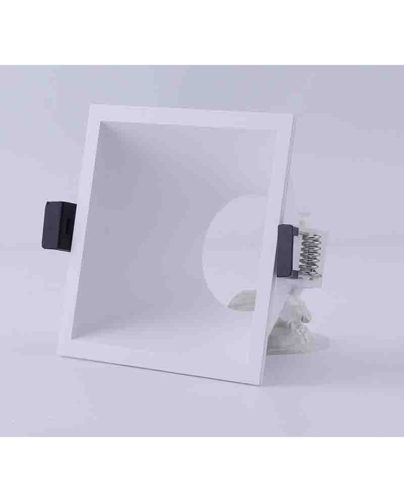 LAMBORJINI  * COMFORT GU10 FIJO CUADRADO BLANCO