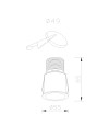 GUINCHO * MINI EMPOTRABLE LED 5W  4000K BLANCO