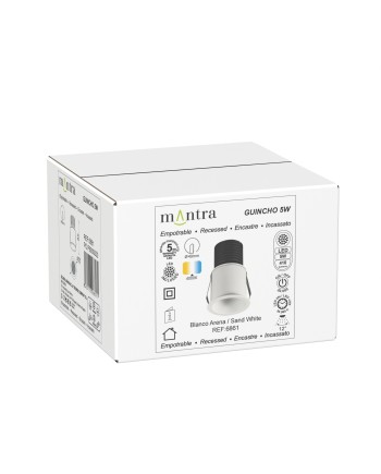 GUINCHO * MINI EMPOTRABLE LED 5W  4000K BLANCO