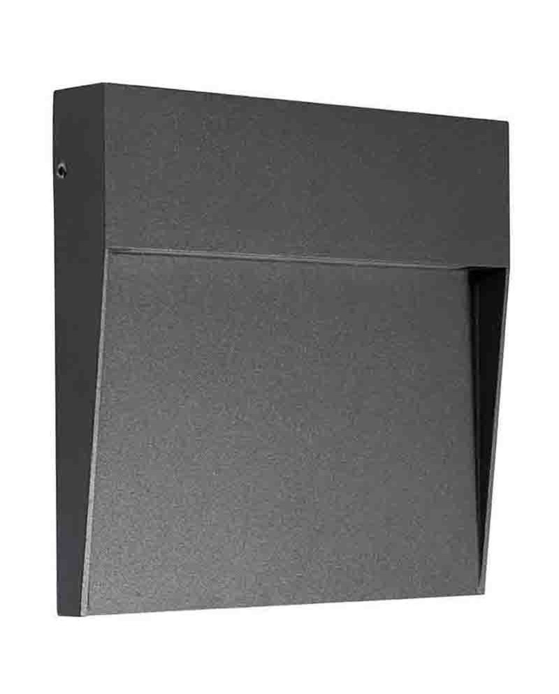 BAKER * SEÑALIZADOR CUADRADO 6W 3000K GRIS OSCURO