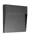 BAKER * SEÑALIZADOR CUADRADO 6W 3000K GRIS OSCURO