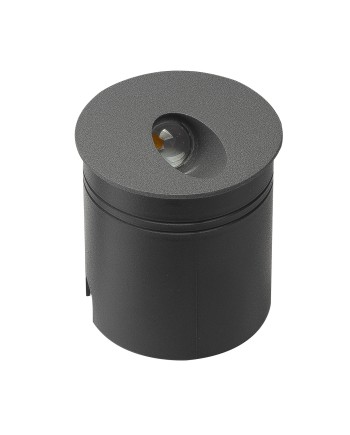 ASPEN * SEÑALIZADOR REDONDO 3W 3000K GRIS OSCURO