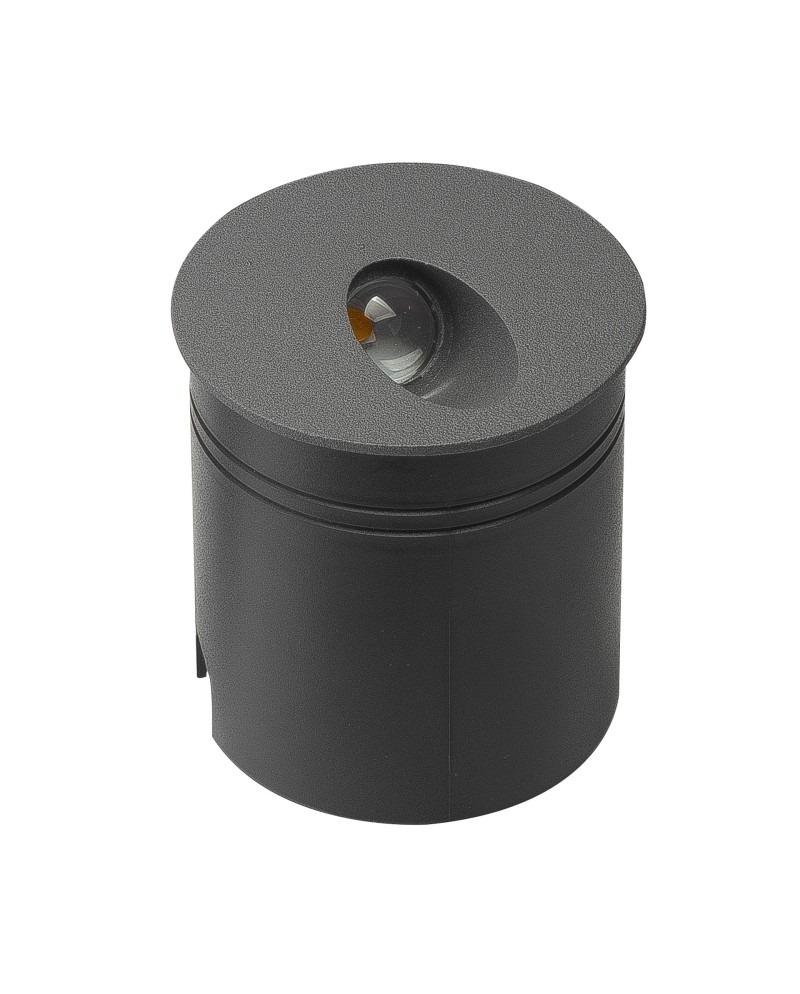 ASPEN * SEÑALIZADOR REDONDO 3W 3000K GRIS OSCURO
