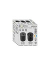 ASPEN * SEÑALIZADOR REDONDO 3W 3000K GRIS OSCURO