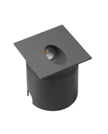 ASPEN * SEÑALIZADOR CUADRADO 3W 3000K GRIS OSCURO