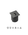 ASPEN * SEÑALIZADOR CUADRADO 3W 3000K GRIS OSCURO