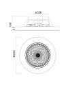 TIBET * VENTILADOR MADERA/BLANCO 35W PLAFÓN LED 70W CON MANDO Y APP