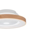TIBET * VENTILADOR MADERA/BLANCO 35W PLAFÓN LED 70W CON MANDO Y APP