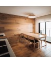 TIBET * VENTILADOR MADERA/BLANCO 35W PLAFÓN LED 70W CON MANDO Y APP