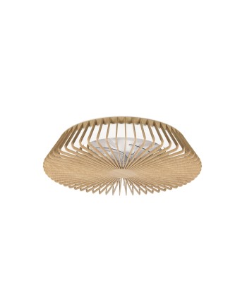 HIMALAYA * VENTILADOR MADERA 35W PLAFÓN LED 70W CON MANDO Y APP
