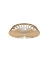 HIMALAYA * VENTILADOR MADERA 35W PLAFÓN LED 70W CON MANDO Y APP