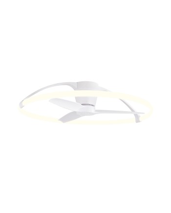 NEPAL * VENTILADOR BLANCO LED CON MANDO
