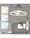 NEPAL * VENTILADOR BLANCO LED CON MANDO