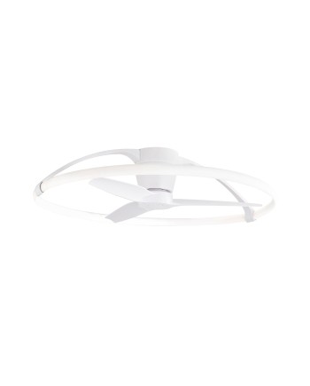 NEPAL * VENTILADOR BLANCO LED CON MANDO