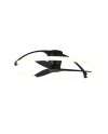 NEPAL * VENTILADOR NEGRO LED CON MANDO