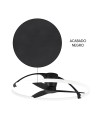 NEPAL * VENTILADOR NEGRO LED CON MANDO