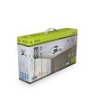 NEPAL * VENTILADOR NEGRO LED CON MANDO