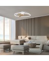 NEPAL * VENTILADOR BLANCO/HAYA LED CON MANDO