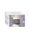 DAVOS * APLIQUE EXTERIOR RED. LED* 2*6W 4000K  GRIS OSCURO