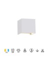 DAVOS * APLIQUE EXTERIOR LED* 2*6W 4000K  BLANCO