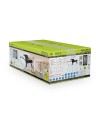 NEPAL MINI * VENTILADOR NEGRO LED CON MANDO