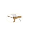 NEPAL MINI * VENTILADOR BLANCO/MADERA LED CON MANDO