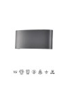 ARCS * APLIQUE EXTERIOR LED 8*1W 3000K GRIS OSCURO