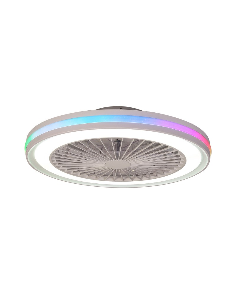 GAMER * PLAFÓN / VENTILADOR - BLANCO - RGB - 56 CM - 4800LM