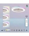 GAMER * PLAFÓN / VENTILADOR - BLANCO - RGB - 56 CM - 4800LM