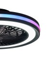 GAMER * PLAFÓN / VENTILADOR - NEGRO - RGB - 56 CM  -  4200LM