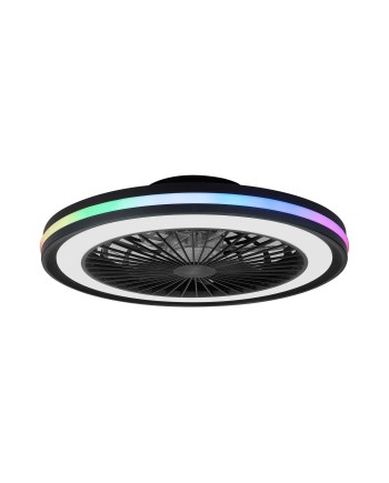 GAMER * PLAFÓN / VENTILADOR - NEGRO - RGB - 56 CM  -  4200LM
